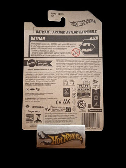Hot Wheels Batman 2025 Batman: Arkham Asylum Batmobile 2/5 L