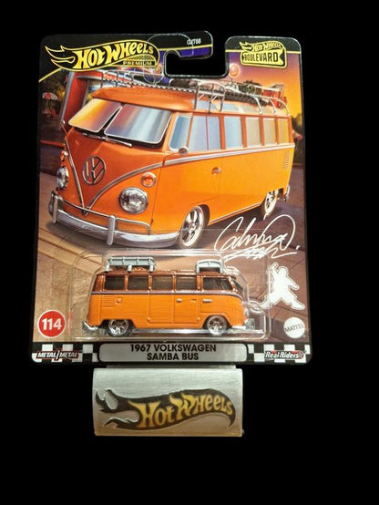 Hot Wheels Premium Boulevard #114 1967 Volkswagen Samba Bus