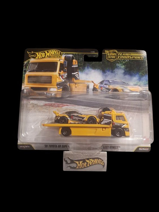 HW Premium Team Transport #86 20 Toyota GR Supra Fleet Street