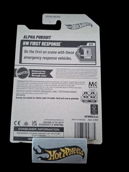 Hot Wheels HW First Response 2025 Alpha Pursuit 2/5 L