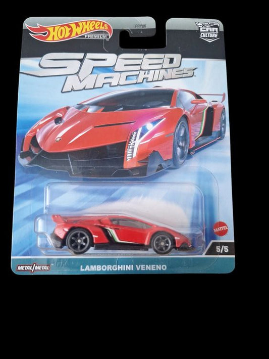 Hot Wheels Premium Speed Machines 2023 Lamborghini Veneno 5/5