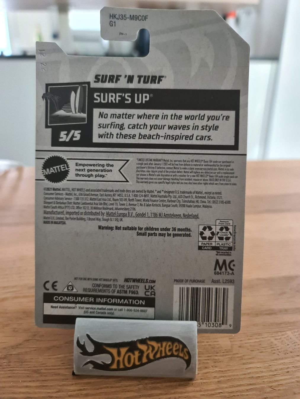 Hot Wheels Surf's Up 2023 Surf N Turf 5/5 L