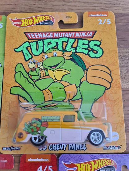 * SALE*Kompl. Set Hot Wheels Premium Mutant Ninja Turtles TMNT 2022