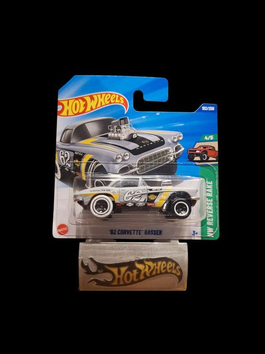 Hot Wheels HW Reverse Rake 2025 62 Corvette Gasser 4/5 S