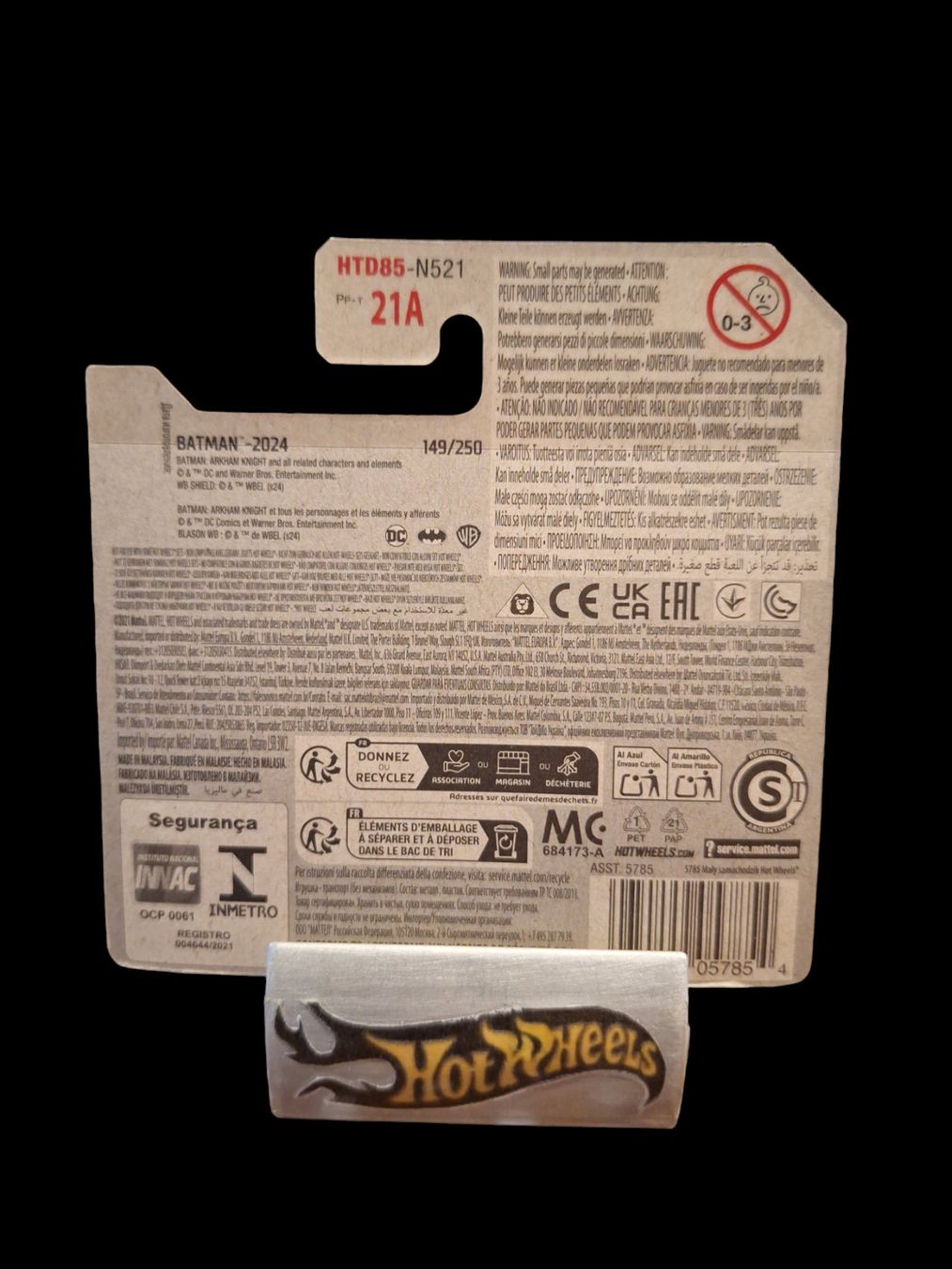 Hot Wheels Batman 2024 Batman: Arkham Knight Batmobile 4/5 S