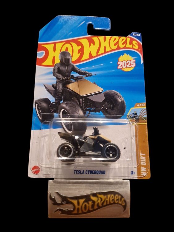 Hot Wheels HW Dirt 2025 Tesla Cyberquad 4/10 L