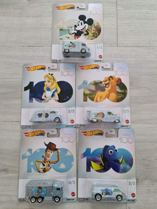 SALE komplettes Set Hot Wheels Premium Disney 100 Long Card 37,00 CHF