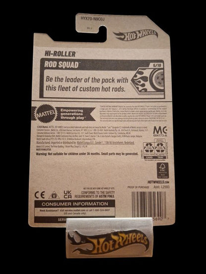 Hot Wheels Rod Squad 2025 Hi-Roller 5/10 L