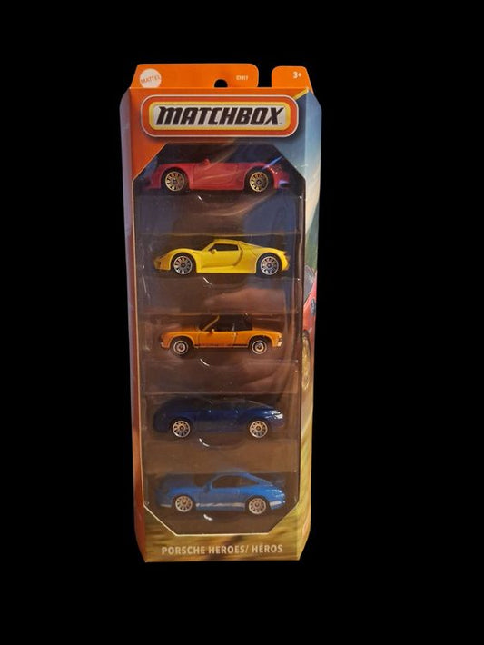 Matchbox Porsche Heroes / Héros 5er Box 2025