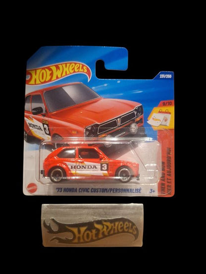 Hot Wheels Then and Now 2025 73 Honda Civic Custom 9/10 S