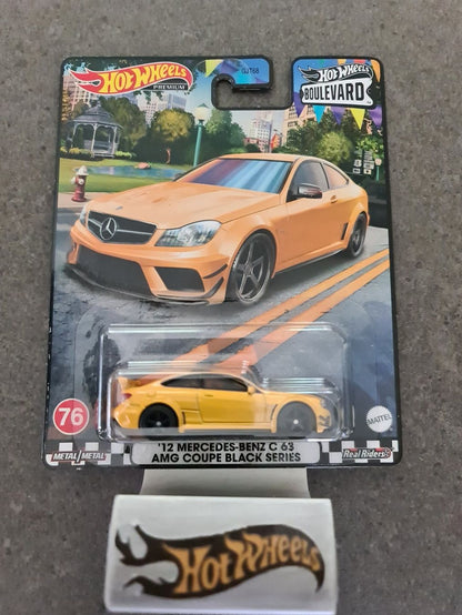 Hot Wheels Premium Boulevard #76 Mercedes-Benz C63 AMG Coupe