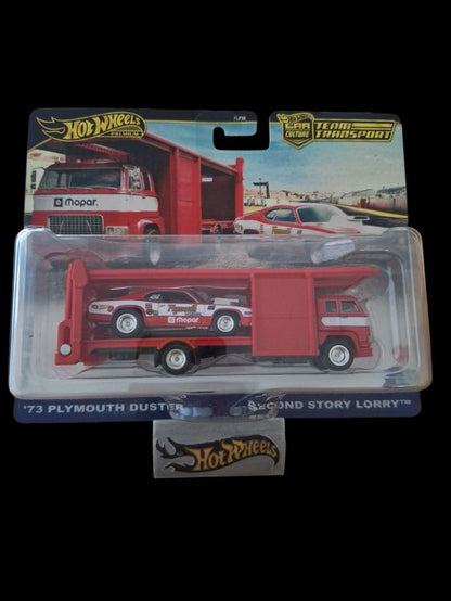 HW Premium Team Transport #82 73 Plymouth Duster Second Story Lorry