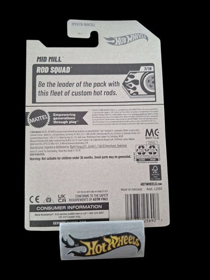 Hot Wheels Rod Squad 2025 Mid Mill 7/10 L