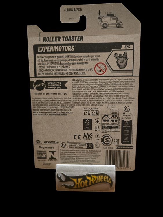 Hot Wheels Experimotors 2026 Roller Toaster 3/5 L
