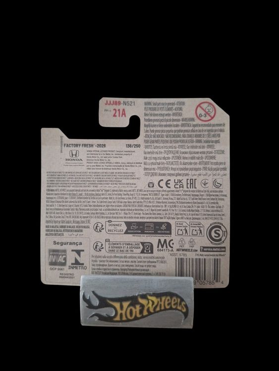 Hot Wheels Factory Fresh 2026 98 Honda Prelude 5/5 S