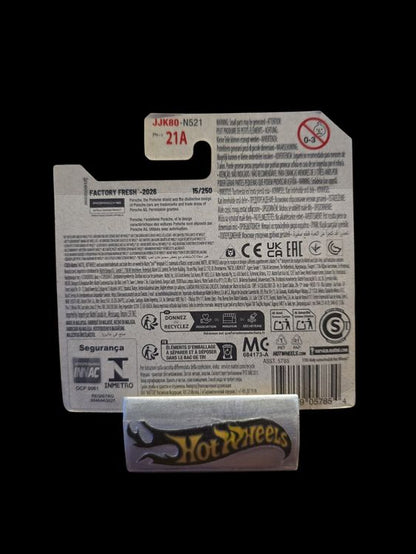 Hot Wheels Factory Fresh 2026 Porsche 911 Carrera T 1/5 S