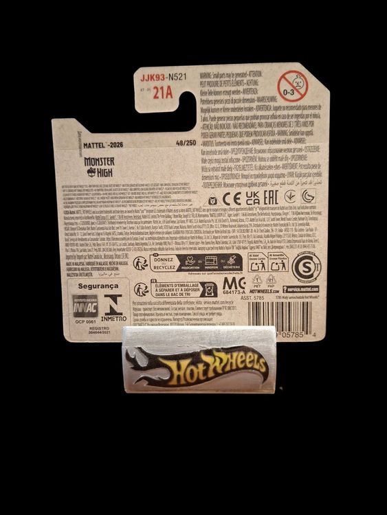 Hot Wheels Mattel 2026 Monster High Ghoul Mobile 2/5 S
