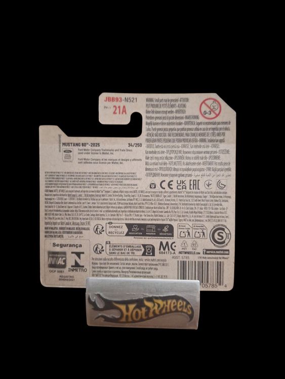 Hot Wheels Mustang 60 2025 Ford Mustang GTD 1/5 S