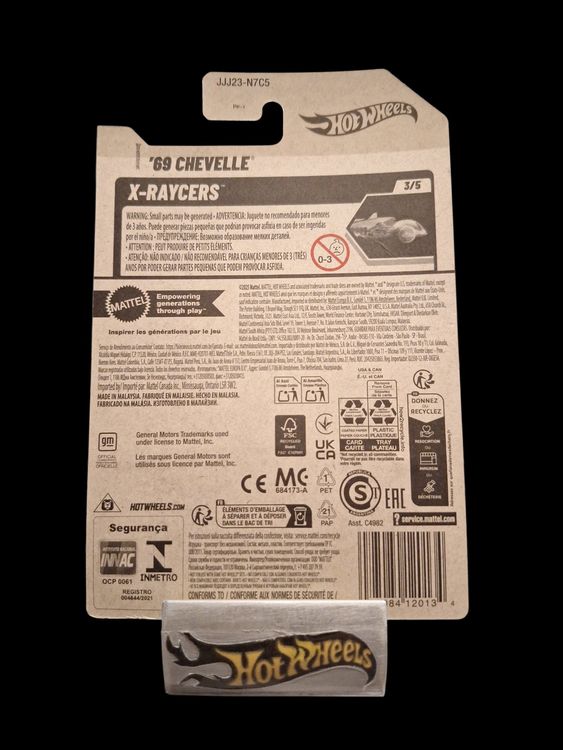 Hot Wheels X-Raycers 2026 69 Chevelle 3/5 L