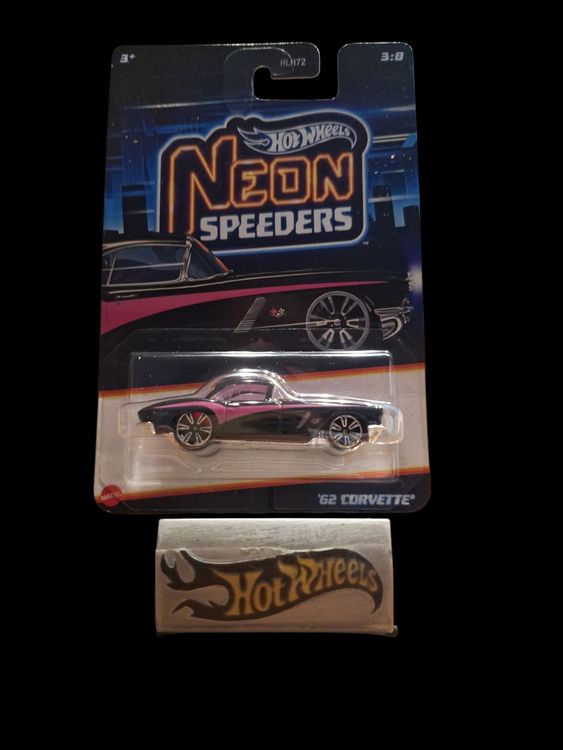 HW Neon Speeders 2026 Mix 1 62 Corvette 3/8 L