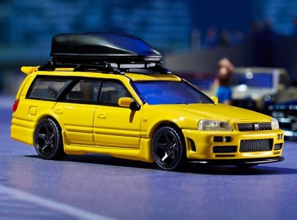 HW Premium 2026 Elite 64 Mod Shop Nissan Stagea - HWR92
