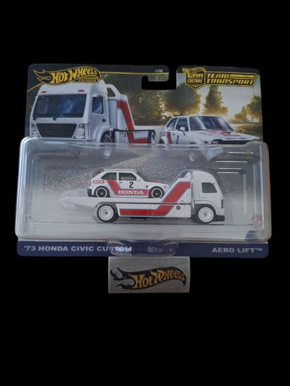 HW Premium Team Transport #80 73 Honda Civic Custom Aero Lift