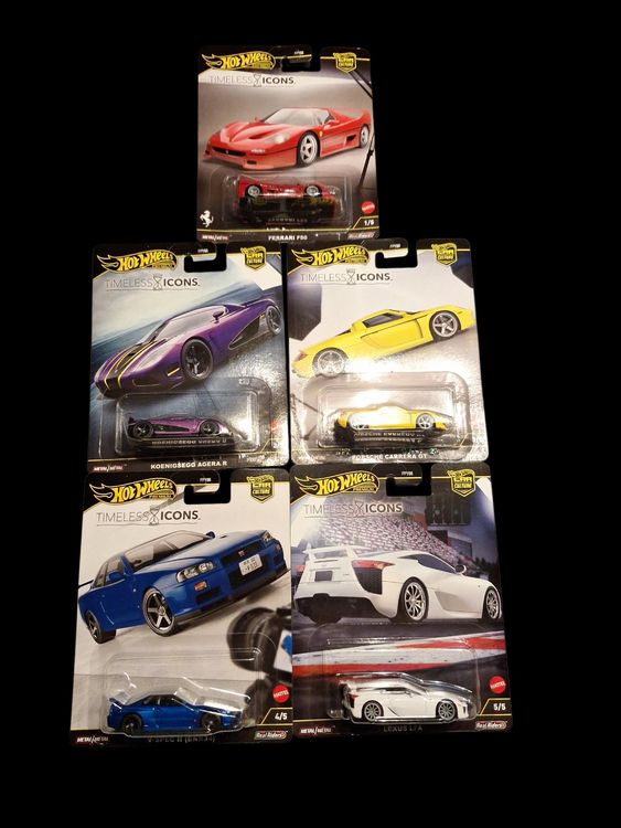 komplettes Set Hot WHeels Premium Timeless Icons 2025