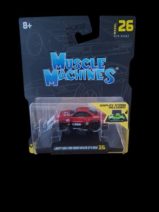 Muscle Machines Liberty Walk 1999 Nissan Skyline GT-R (R34)
