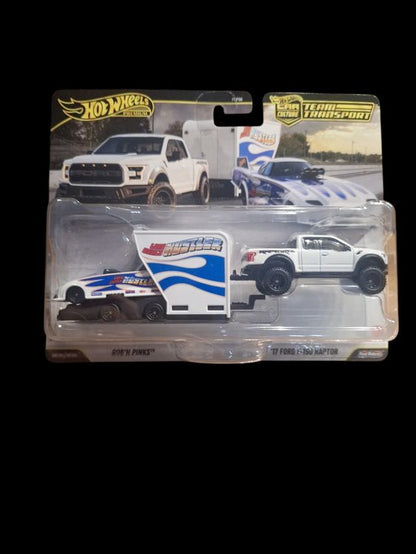 HW Team Transport #96 Rob'N Pinks 17 Ford F-150 Raptor